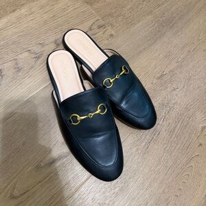 Black Leather Loafers